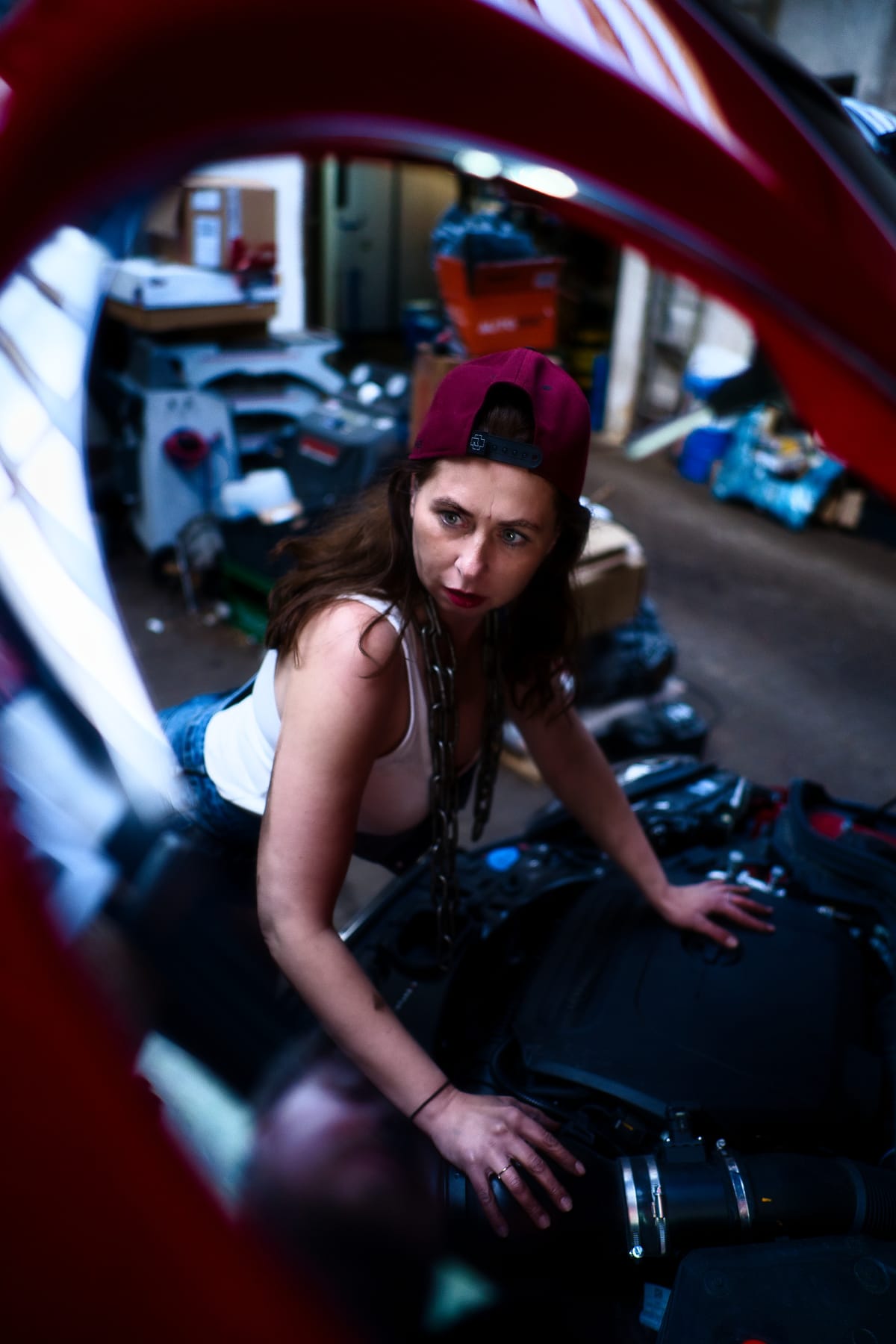 In der Werkstatt mit Ivonne